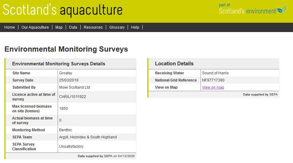 Unsatisfactory benthic surveys #3 Groatay