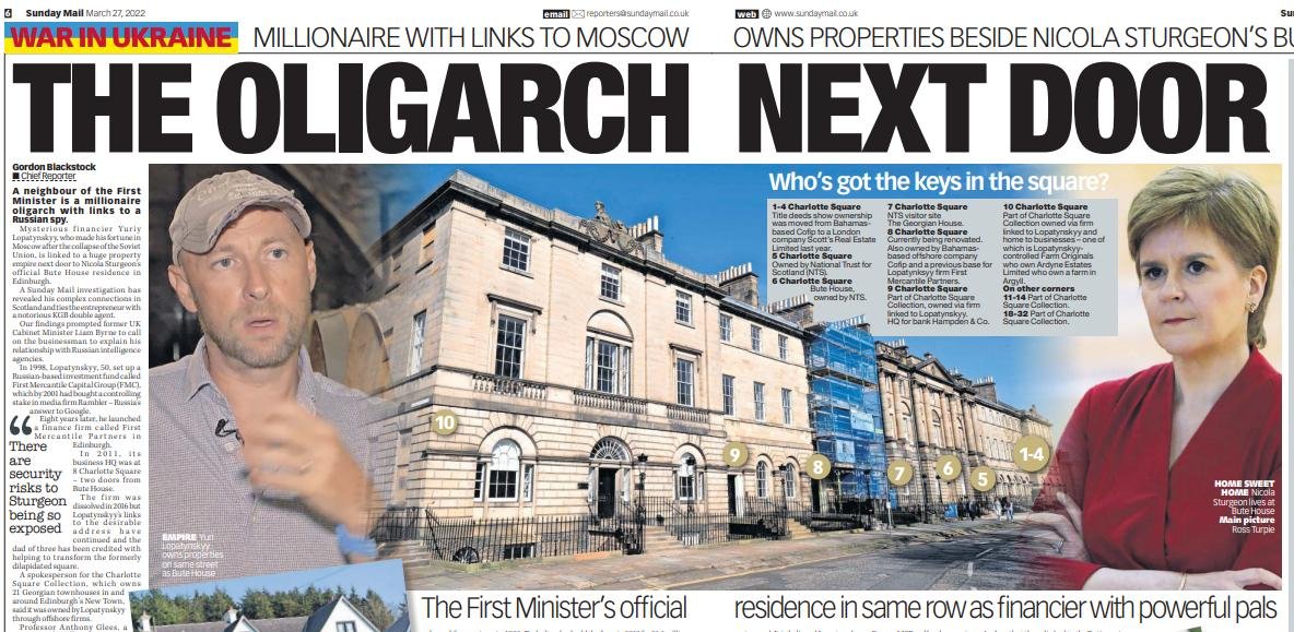 Sunday Mail 27 March 2022 #5 Nicola and Yuri Sunday Mail 27 March 2022 #5 Nicola and Yuri