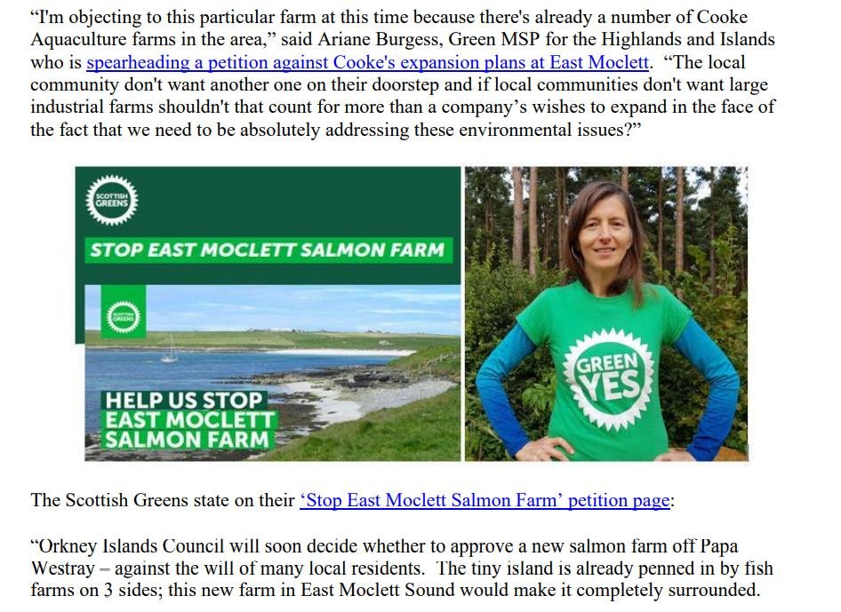 Media Advisory No Salmon Farm Papa Westray 7 September 2022 #6 Media Advisory No Salmon Farm Papa Westray 7 September 2022 #6