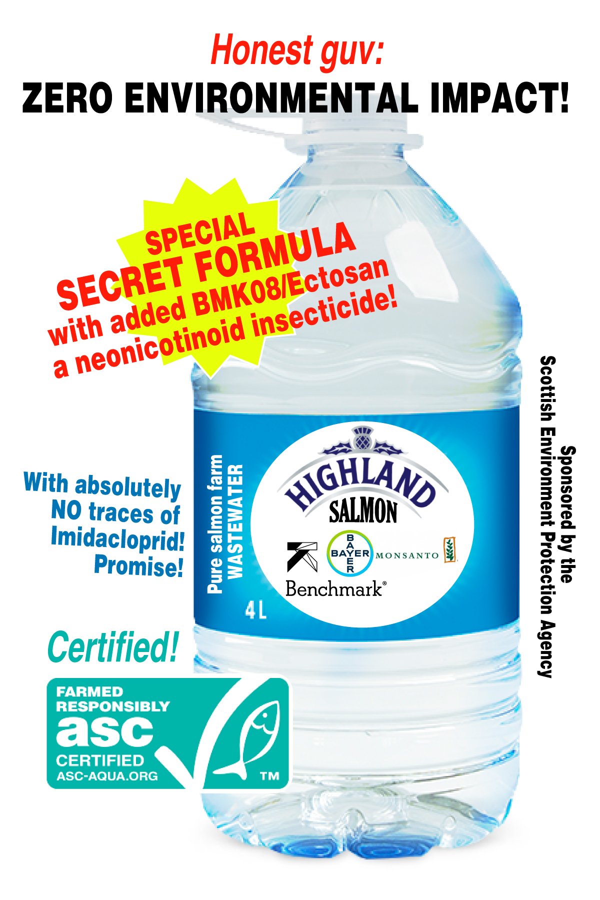 Imidacloprid graphic Water bottle spoof Imidacloprid graphic Water bottle spoof