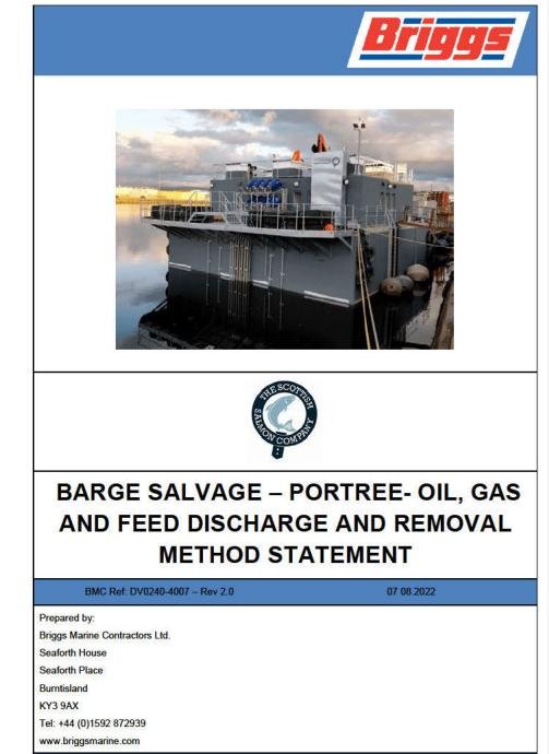 NLB FOI 30 Nov 2022 Briggs Method Statement 7 Aug 2022 #1