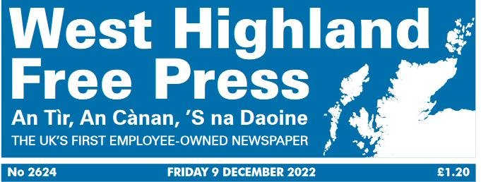 WHFP 9 December 2022 #3 masthead WHFP 9 December 2022 #3 masthead