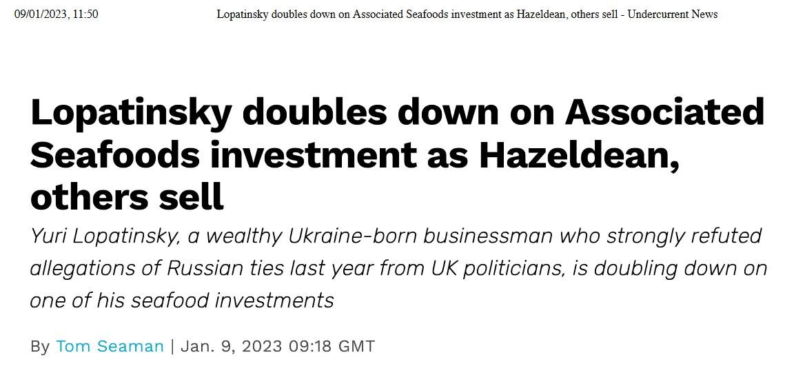 Undercurrent News 9 Jan 2023 Lopatinsky doubles down #2 Undercurrent News 9 Jan 2023 Lopatinsky doubles down #2