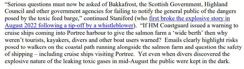 Media Backgrounder Bakkafrost Dead in Water 14 November 2022 #13