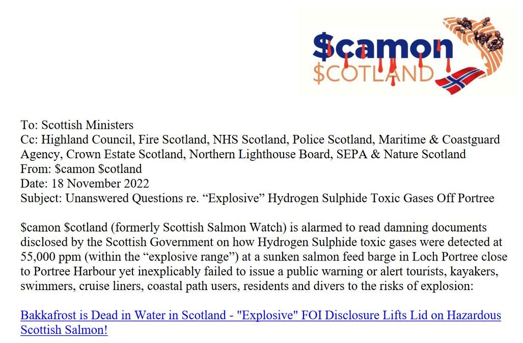 Letter to Scottish Ministers 18 November 2022 #1