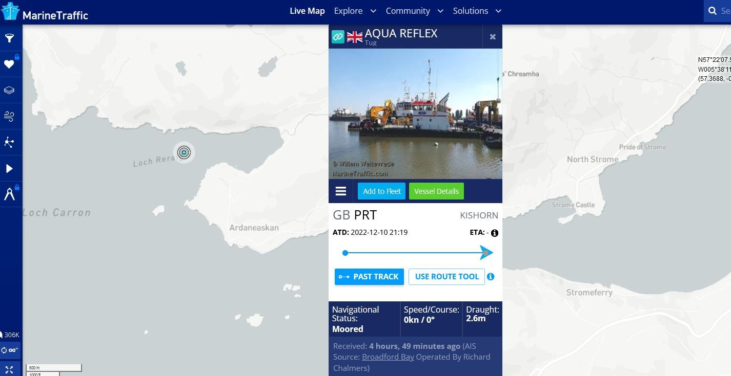 Aqua Reflex in Loch Reraig 5 Jan 2023 11am Aqua Reflex in Loch Reraig 5 Jan 2023 11am