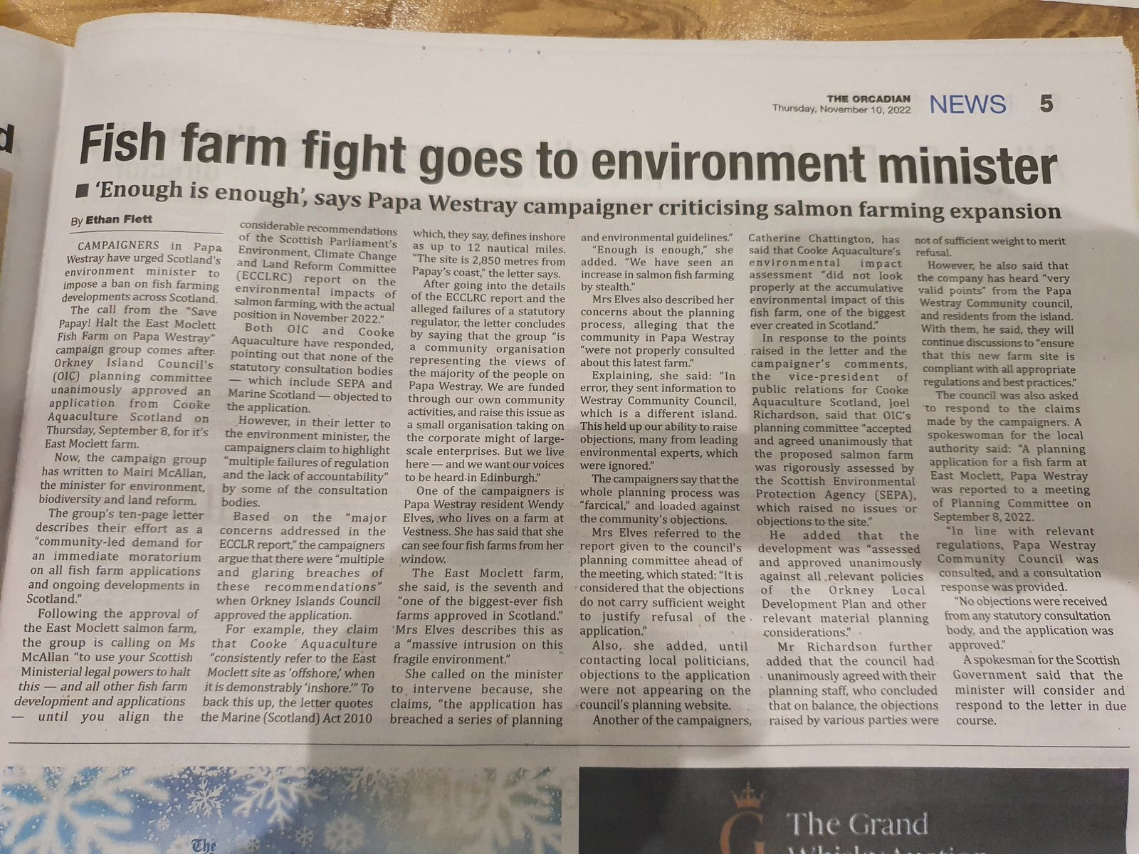 Orcadian 10 November 2022 #4 Orcadian 10 November 2022 #4