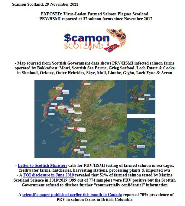 PR PRV Virus Laden Scottish Salmon 29 November 2022 #1 PR PRV Virus Laden Scottish Salmon 29 November 2022 #1