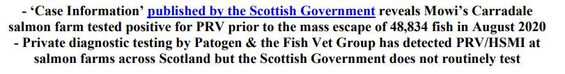 PR PRV Virus Laden Scottish Salmon 29 November 2022 #2 PR PRV Virus Laden Scottish Salmon 29 November 2022 #2