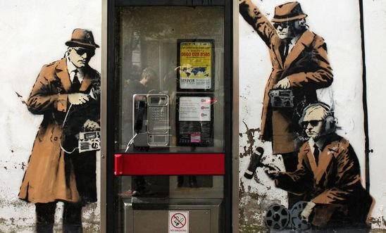 Banksy on spying