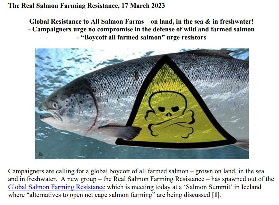 PR The Real Salmon Farming Resistance 17 March 2023 #1