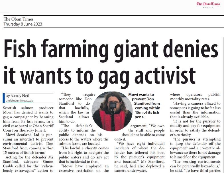 Oban Times 8 June 2023 newspaper version #1 Oban Times 8 June 2023 newspaper version #1