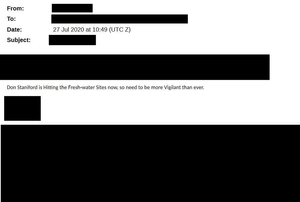 Cooke 7 Feb 2023 disclosure #3 hitting freshwater need to be more vigilant than ever