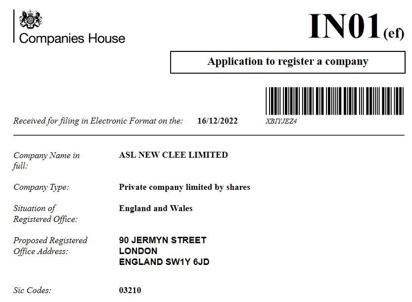 Companies House AquaCultured 13 Feb 2023 #10 ASL New Clee Companies House AquaCultured 13 Feb 2023 #10 ASL New Clee