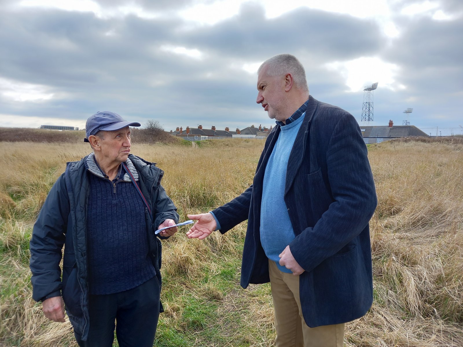 Grim Photo #1 John Nelson & Cllr Steve Holland Grim Photo #1 John Nelson & Cllr Steve Holland