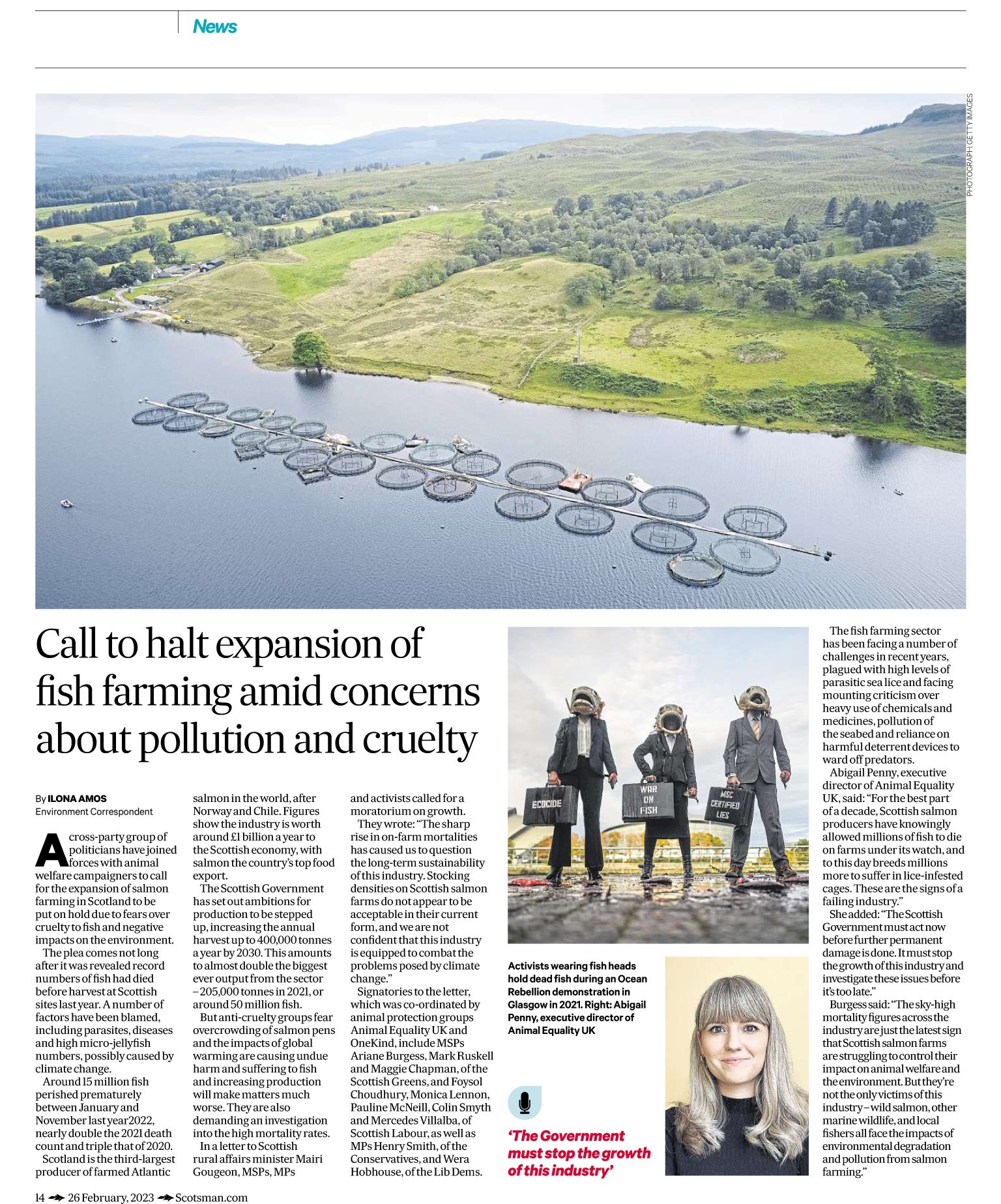 Scotsman Call to halt expansion 26 Feb 2023 Scotsman Call to halt expansion 26 Feb 2023