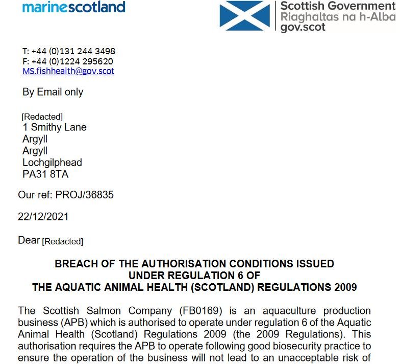 Blog #14 warning letter Dec 2021