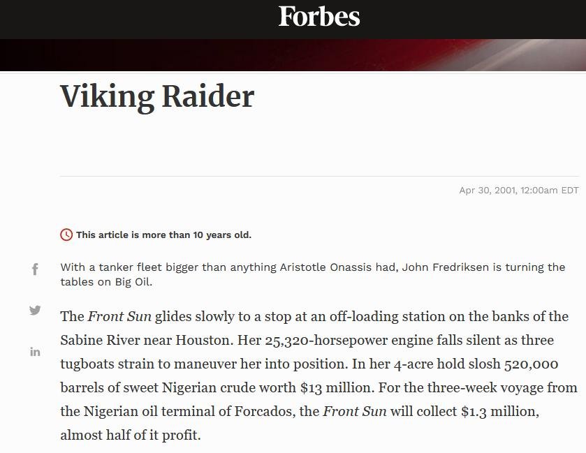 Forbes Viking Raider #1 Forbes Viking Raider #1