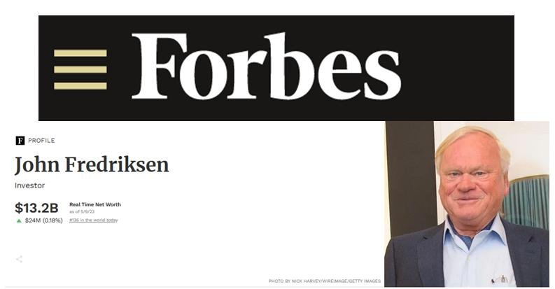 Forbes $13 billion May 2023 #1 Forbes $13 billion May 2023 #1