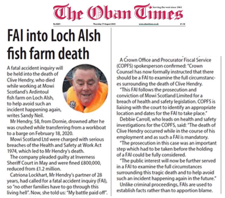 Oban Times 17 Aug 2023