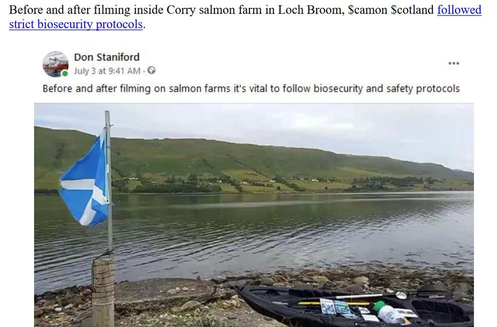PR Welfare Abuse at RSPCA Assured Wester Ross Salmon 9 July 2023 #6