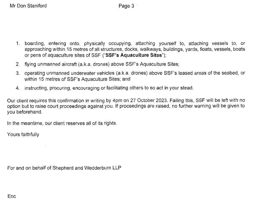 SSF writ 12 October 2023 #5 redacted signature
