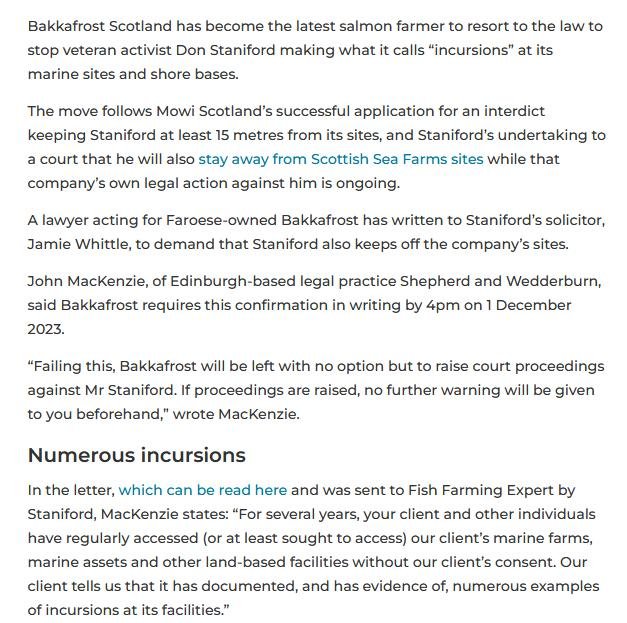 Bakkafrost threat 24 Nov 2023 #8 Fish Farming Expert Bakkafrost threat 24 Nov 2023 #8 Fish Farming Expert