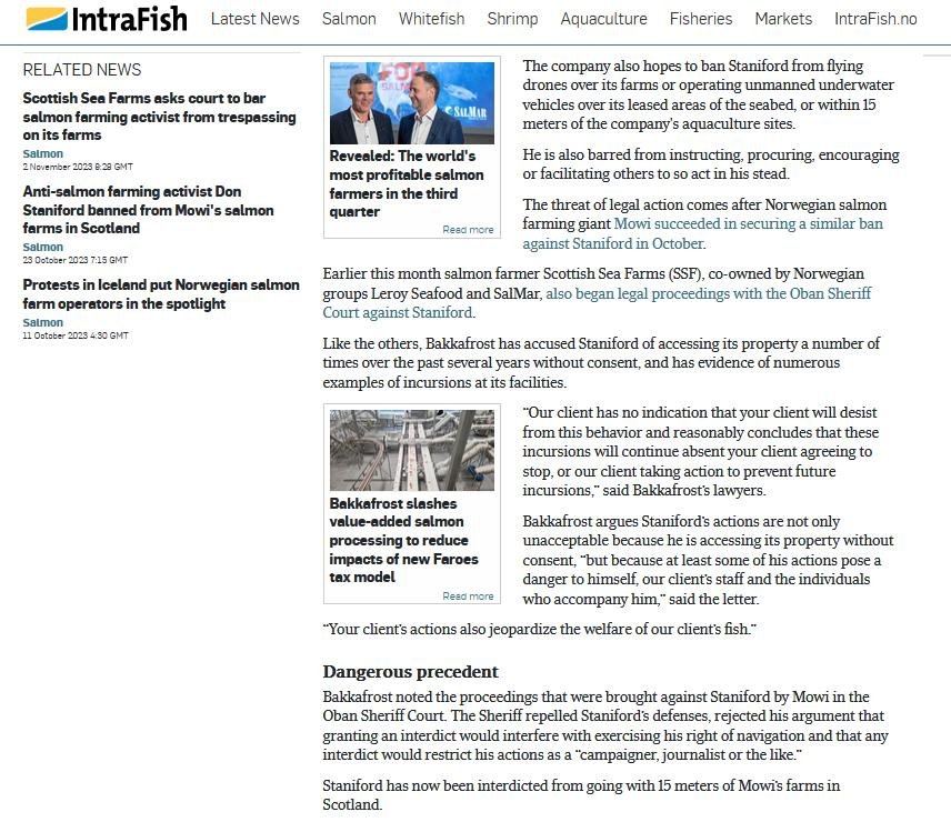 Bakkafrost threat 24 Nov 2023 #11 Intrafish Bakkafrost threat 24 Nov 2023 #11 Intrafish