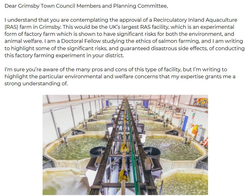 Mark Borthwick written submission to NELC via Animal Equality '#1 Mark Borthwick written submission to NELC via Animal Equality '#1