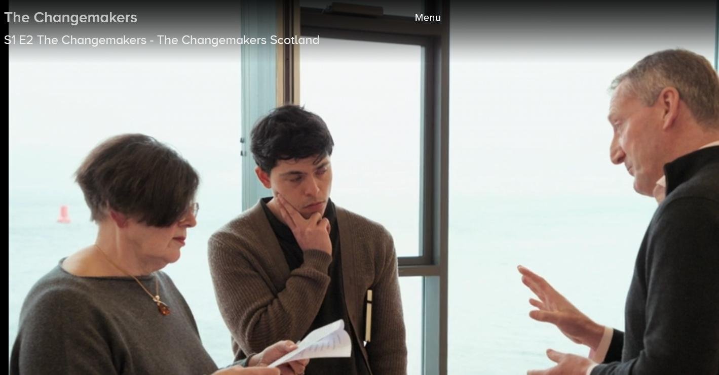 Changemakers #19 Tavish talking with Sean asleep Changemakers #19 Tavish talking with Sean asleep