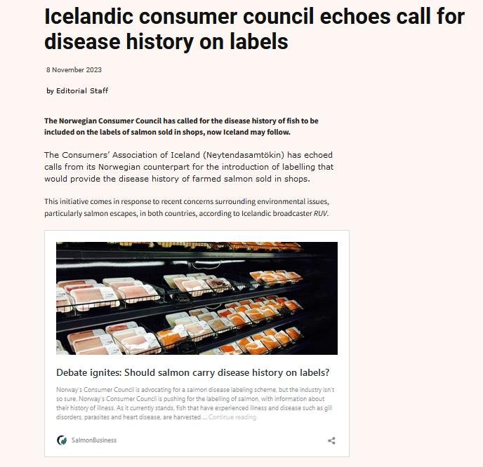 Salmon Business disease labels #1 Salmon Business disease labels #1