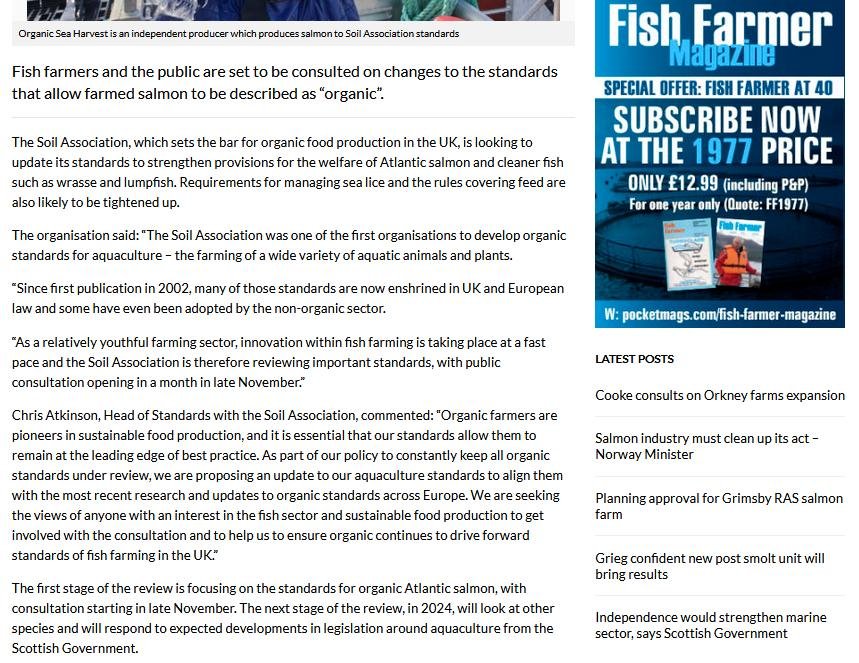 Fish Farmer 30 Oct 2023 #2 Fish Farmer 30 Oct 2023 #2