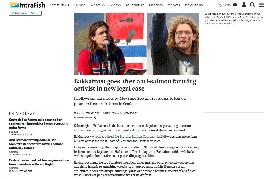 Bakkafrost threat 24 Nov 2023 #10 Intrafish Bakkafrost threat 24 Nov 2023 #10 Intrafish