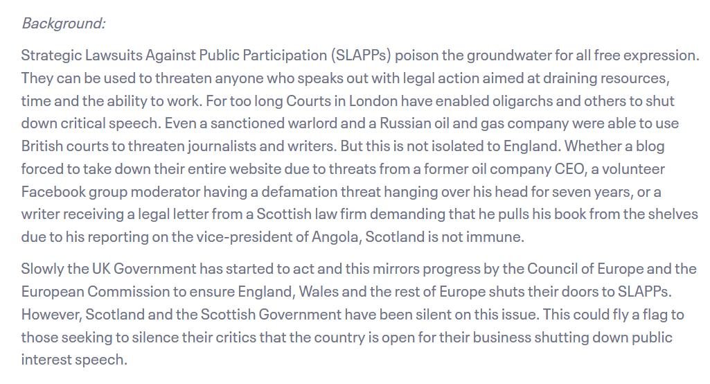 Scottish Anti-SLAPP Summut 26 Feb 2024 in Glasgow #4