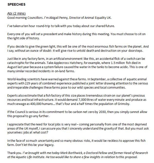 NELC 29 November 2023 meeting #5 speeches Abi NELC 29 November 2023 meeting #5 speeches Abi