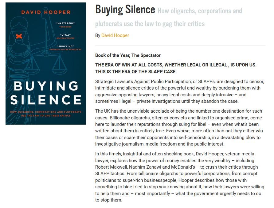 Buying Silence book #1