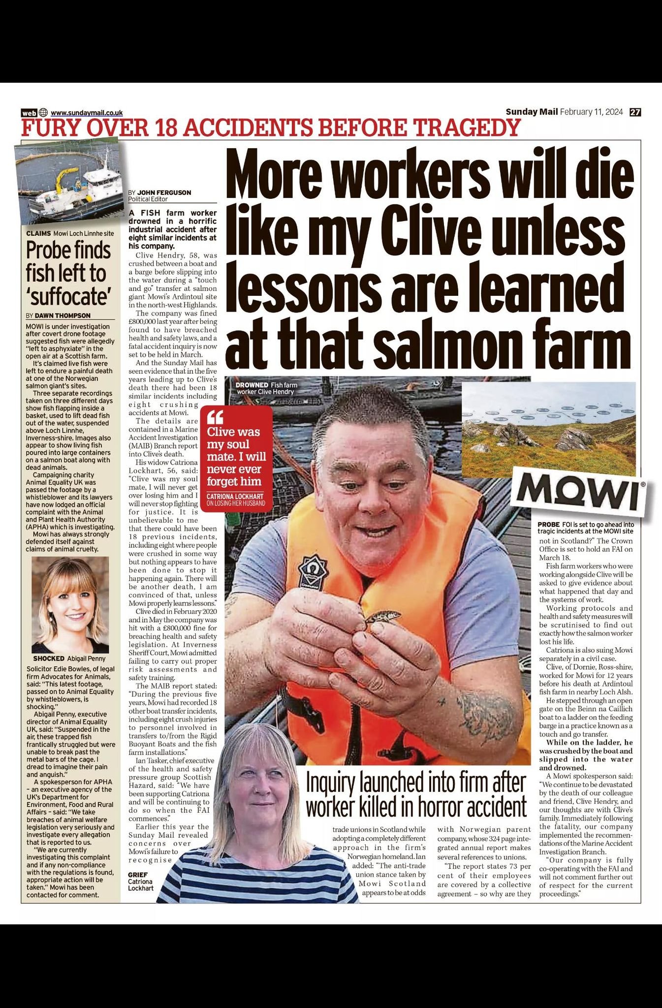 Sunday Mail 11 Feb 2024 newspaper #1 Sunday Mail 11 Feb 2024 newspaper #1