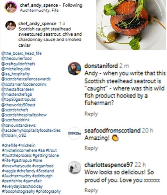 Chef Andy Spence Instagram Don question #2 Chef Andy Spence Instagram Don question #2