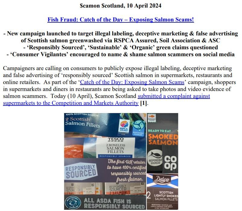 PR Fish Fraud Catch of the Day Exposing Salmon Scams 10 April 2024 #1