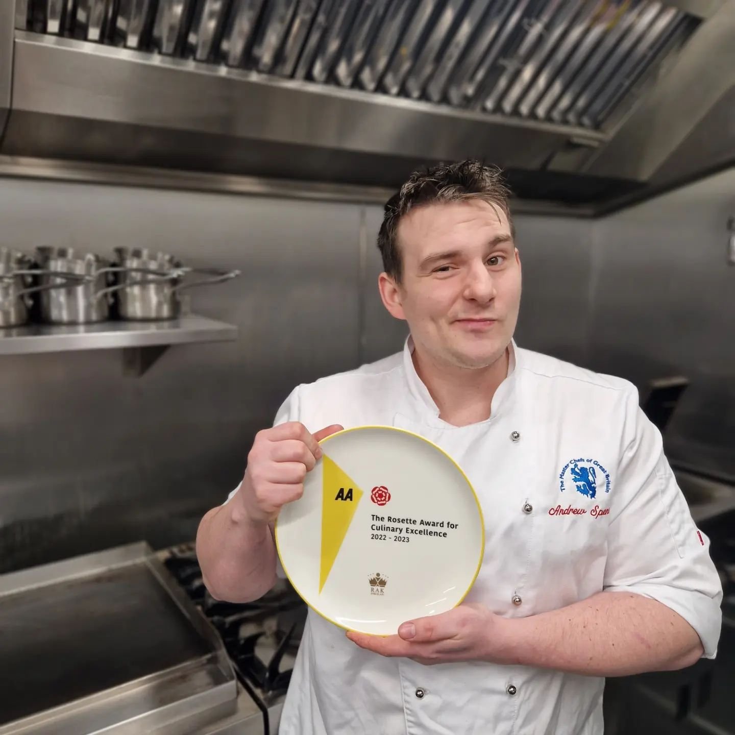 Chef Andy Spence AA Rosette Award for Culinary Excellence Chef Andy Spence AA Rosette Award for Culinary Excellence