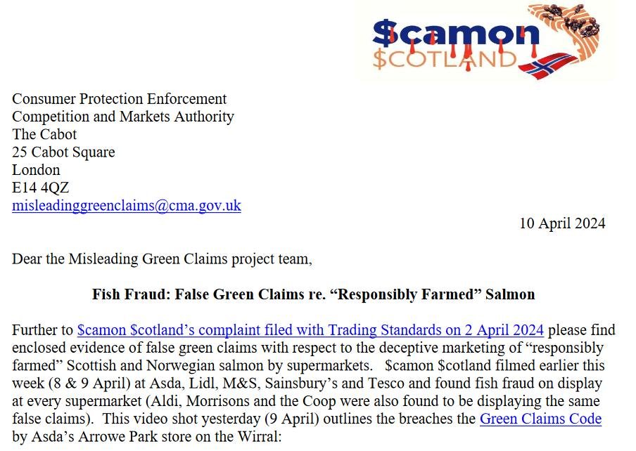 CMA Complaint vs Supermarkets 10 April 2024 #1